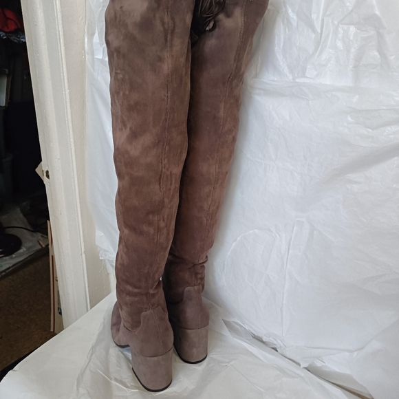 Stretch Suede Over The Knee Sesto Meucci Boots Made in Italy size 9 - Picture 7 of 16